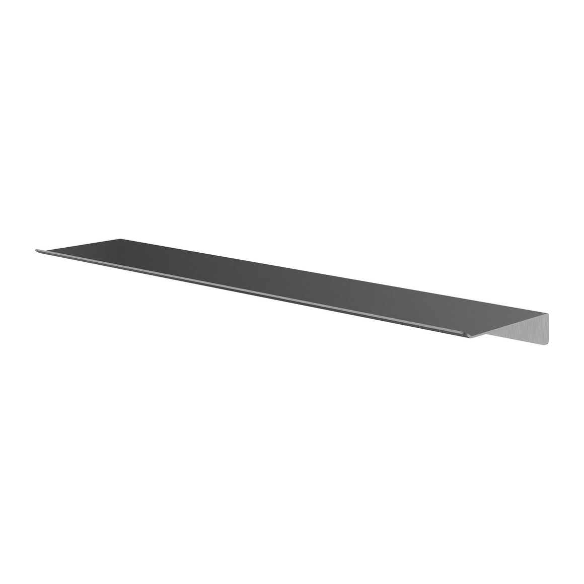 Hotbath &More planchet met bevestigingsrail Geborsteld gunmetal PVD 60 cm Zonder uitsparing productfoto