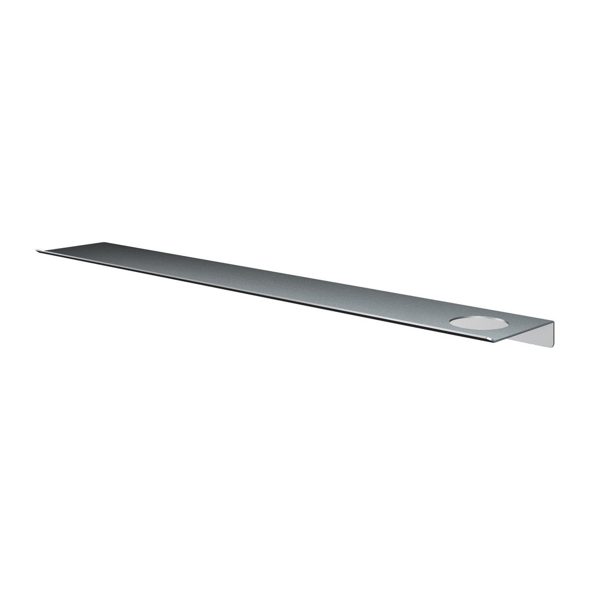 Hotbath &More planchet met bevestigingsrail Geborsteld RVS 80 cm Met 1 uitsparing productfoto