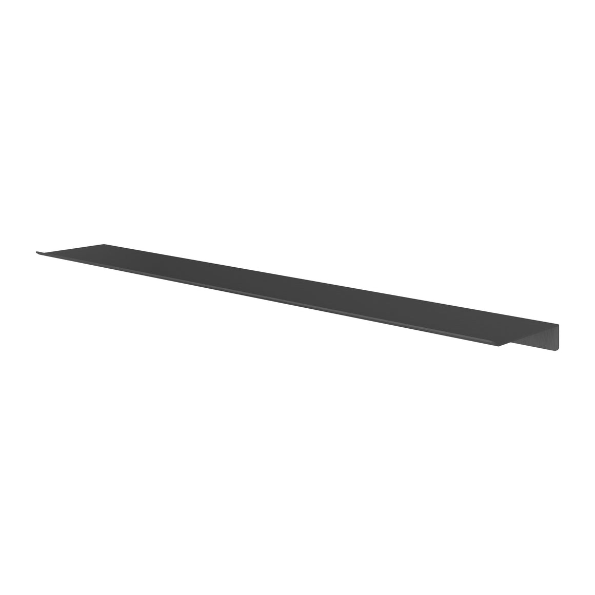 Hotbath &More planchet met bevestigingsrail Geborsteld zwart PVD 80 cm Zonder uitsparing productfoto