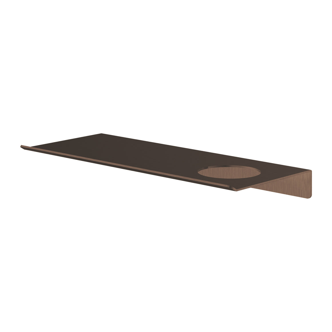 Hotbath &More planchet met bevestigingsrail Tuscan bronze 30 cm Met 1 uitsparing productfoto