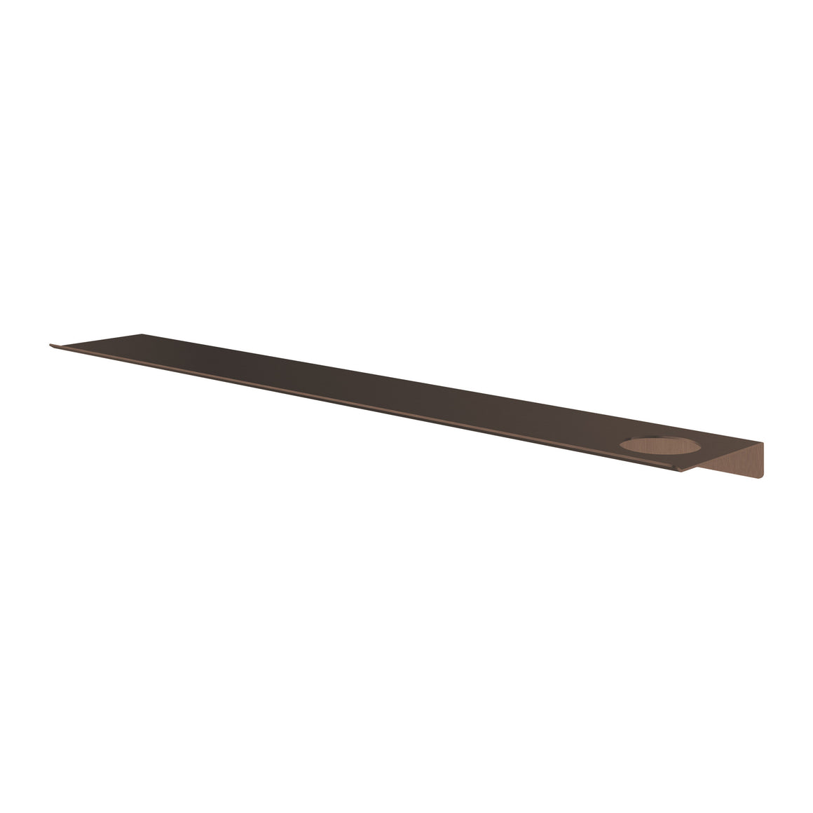 Hotbath &More planchet met bevestigingsrail Tuscan bronze 80 cm Met 1 uitsparing productfoto