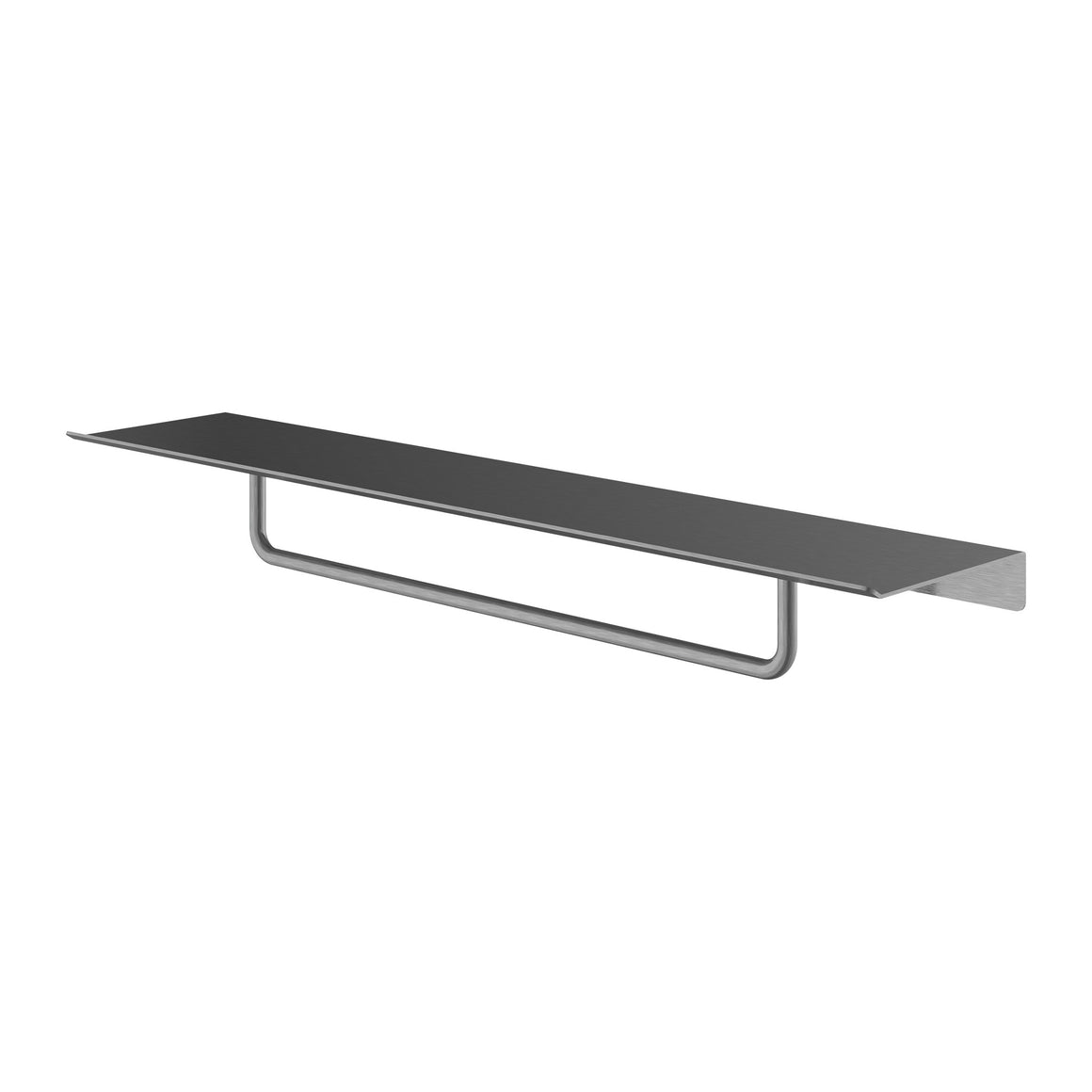 Hotbath &More SHA04 handdoekrek 40 cm voor planchet Geborsteld gunmetal PVD productfoto