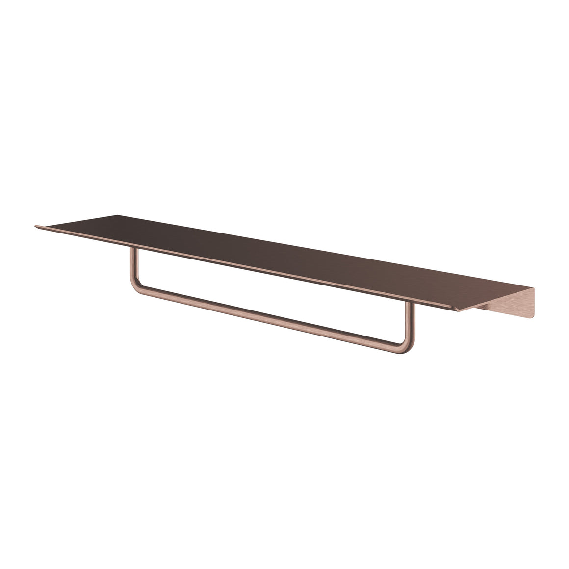 Hotbath &More SHA04 handdoekrek 40 cm voor planchet Geborsteld koper PVD productfoto