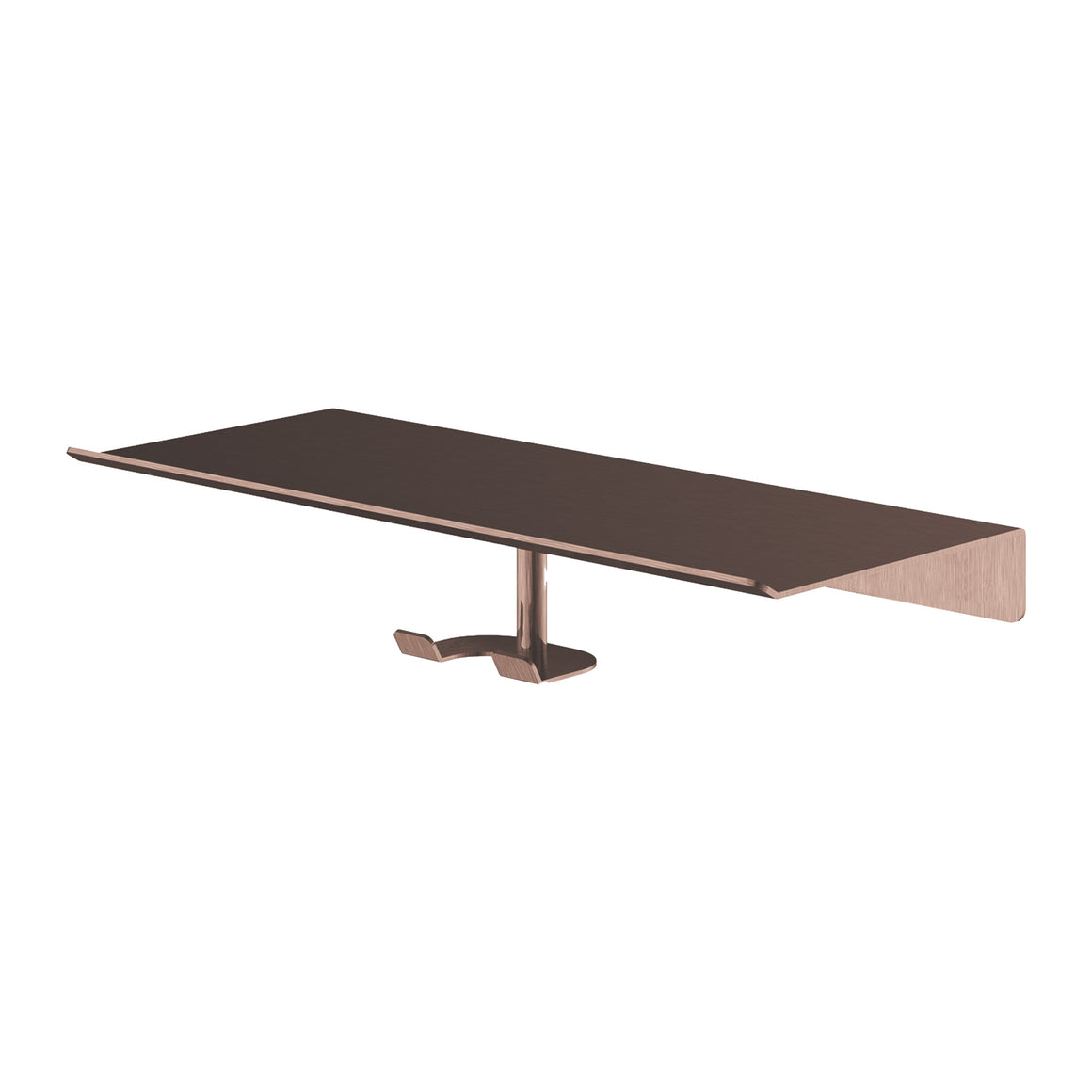 Hotbath &More SHA06 haak voor wisser voor planchet Geborsteld koper PVD productfoto
