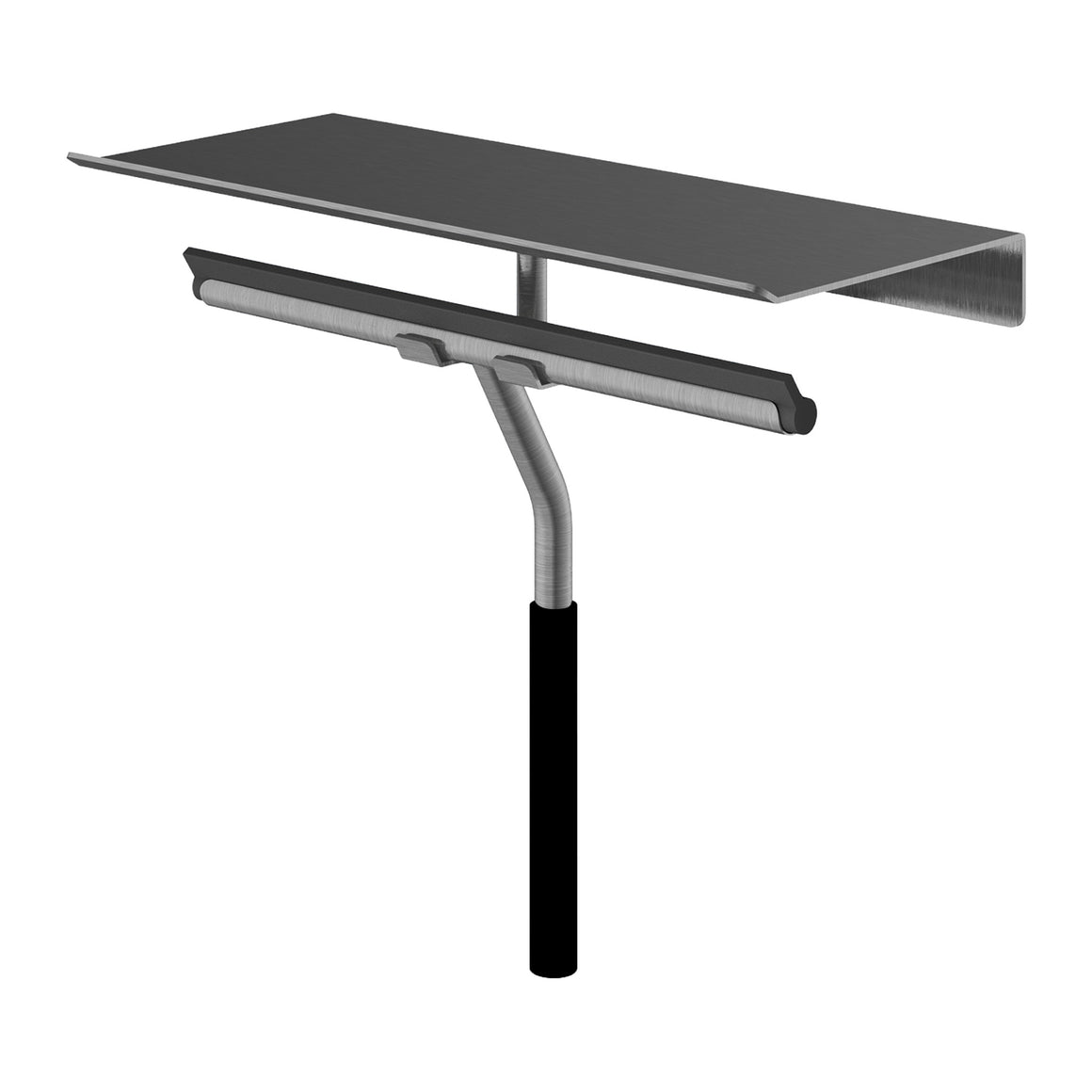Hotbath &More SHA07 douchewisser Geborsteld gunmetal PVD productfoto