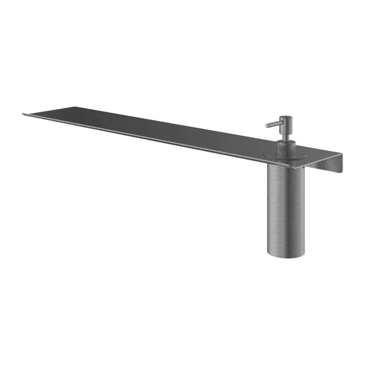 Hotbath &More SHA10 zeepdispenser voor planchet Geborsteld gunmetal PVD productfoto