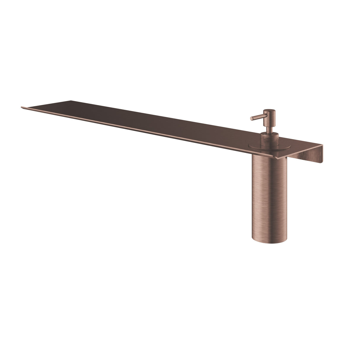 Hotbath &More SHA10 zeepdispenser voor planchet Geborsteld messing PVD productfoto