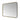 Hotbath &More Soft Square spiegel met LED-verlichting en spiegelverwarming Geborsteld zwart PVD 100x80 cm productfoto