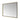 Hotbath &More Square spiegel met LED-verlichting en spiegelverwarming Geborsteld zwart PVD 100x80 cm productfoto