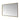 Hotbath &More Square spiegel met LED-verlichting en spiegelverwarming Geborsteld zwart PVD 120x80 cm productfoto