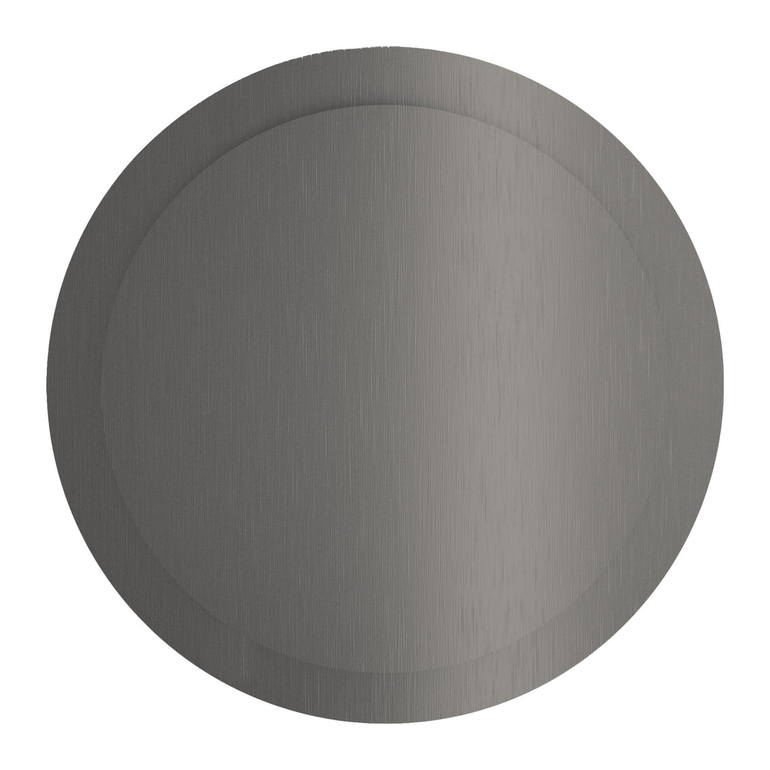 Hotbath &More ventilatierooster Geborsteld gunmetal PVD Rond Met klemmen productfoto (kleurimpressie)