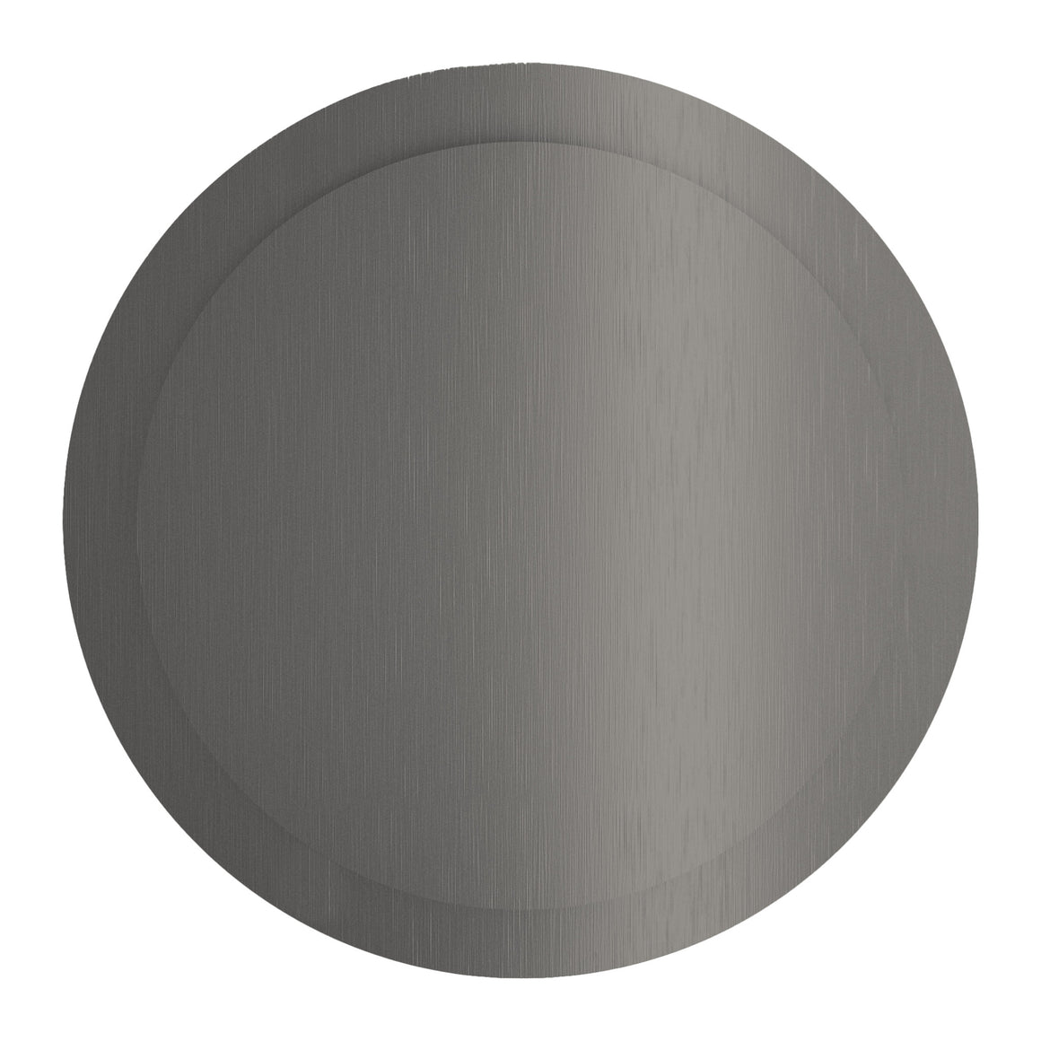 Hotbath &More ventilatierooster Geborsteld gunmetal PVD Rond Met klemmen productfoto (kleurimpressie)