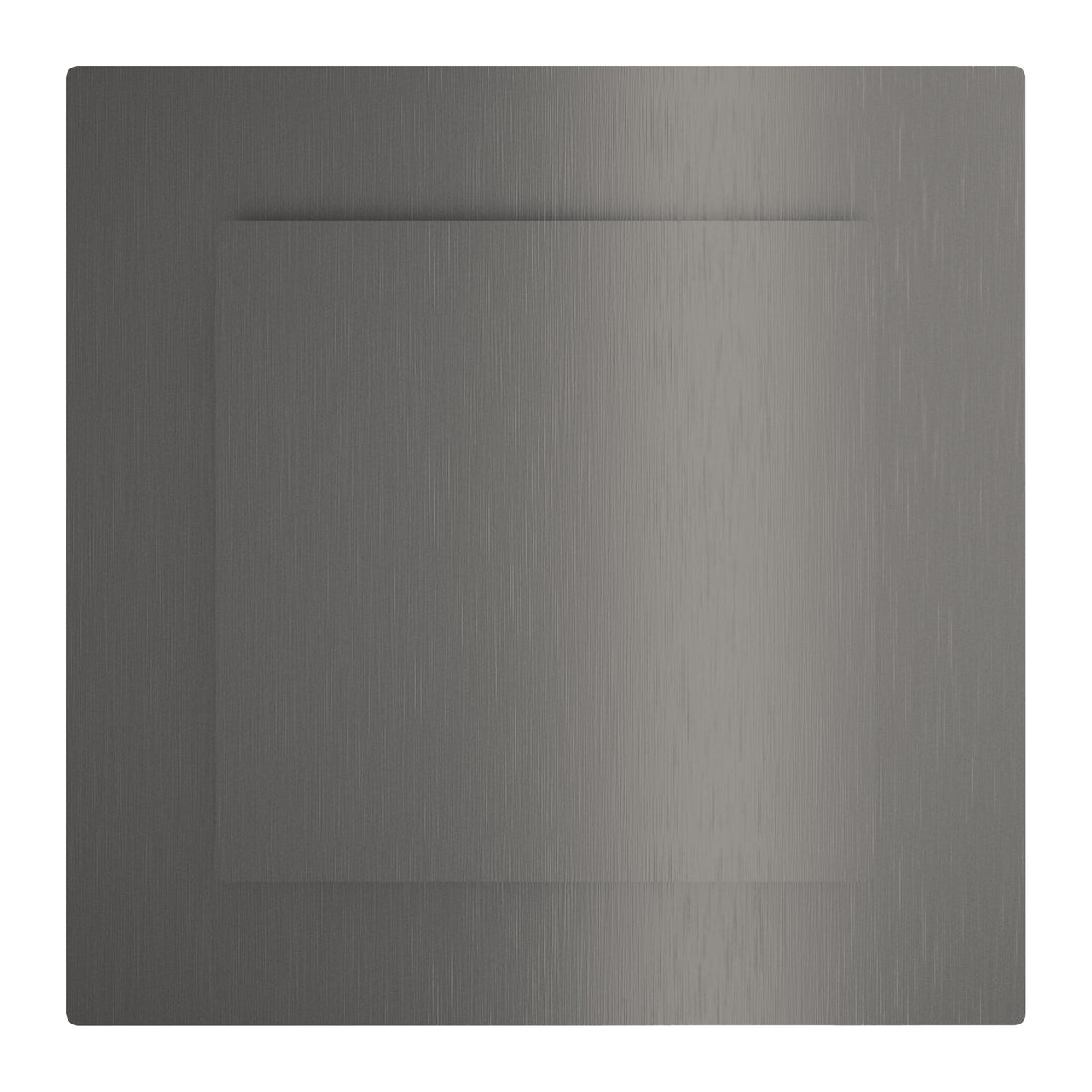 Hotbath &More ventilatierooster Geborsteld gunmetal PVD Vierkant Met klemmen productfoto (kleurimpressie)