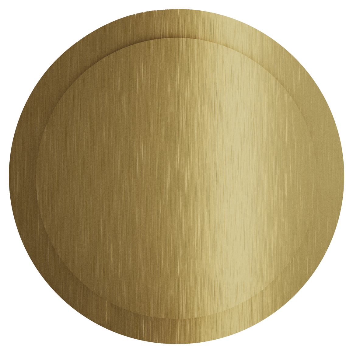 Hotbath &More ventilatierooster Geborsteld messing PVD Rond Met klemmen productfoto