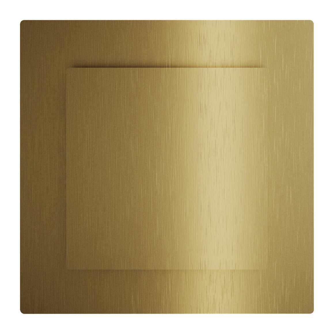 Hotbath &More ventilatierooster Geborsteld messing PVD Vierkant Met klemmen productfoto
