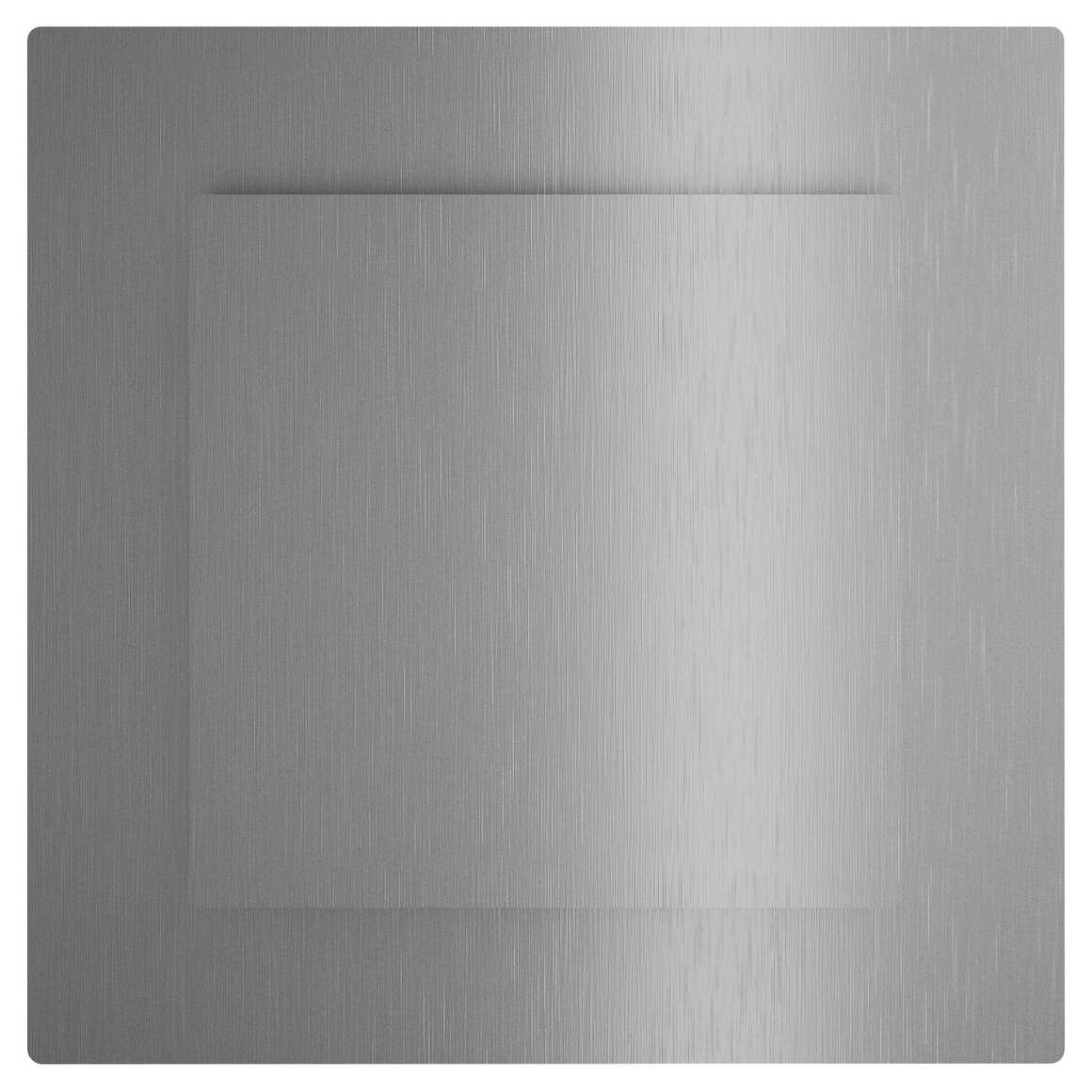 Hotbath &More ventilatierooster Geborsteld RVS Vierkant Met klemmen productfoto (kleurimpressie)