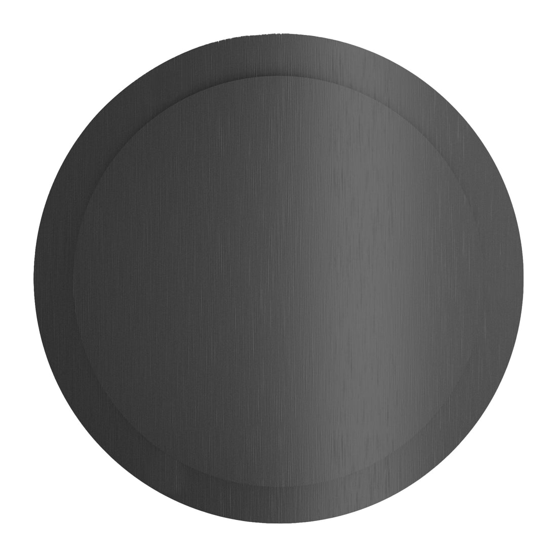Hotbath &More ventilatierooster Geborsteld zwart PVD Rond Met klemmen productfoto (kleurimpressie)