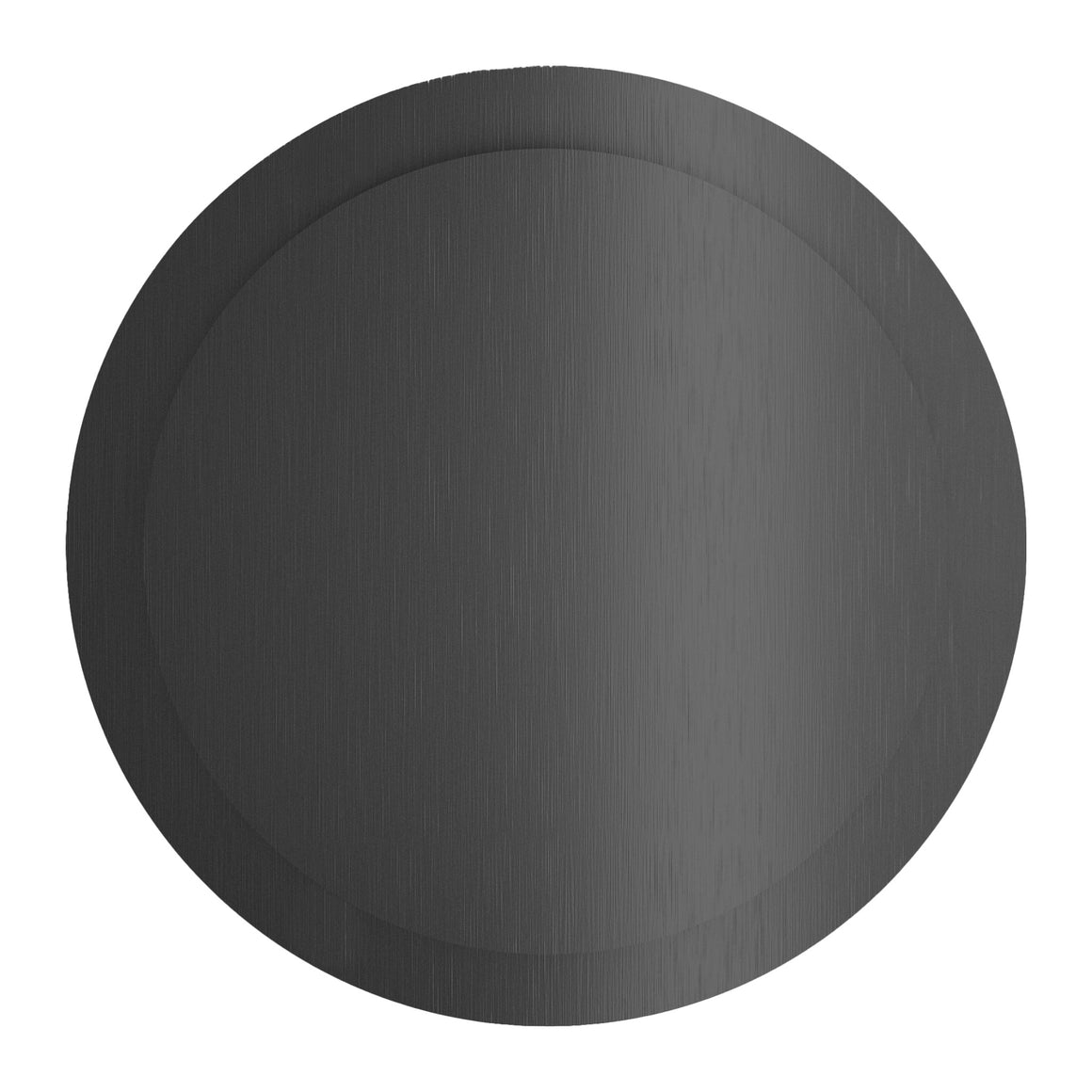 Hotbath &More ventilatierooster Geborsteld zwart PVD Rond Met klemmen productfoto (kleurimpressie)