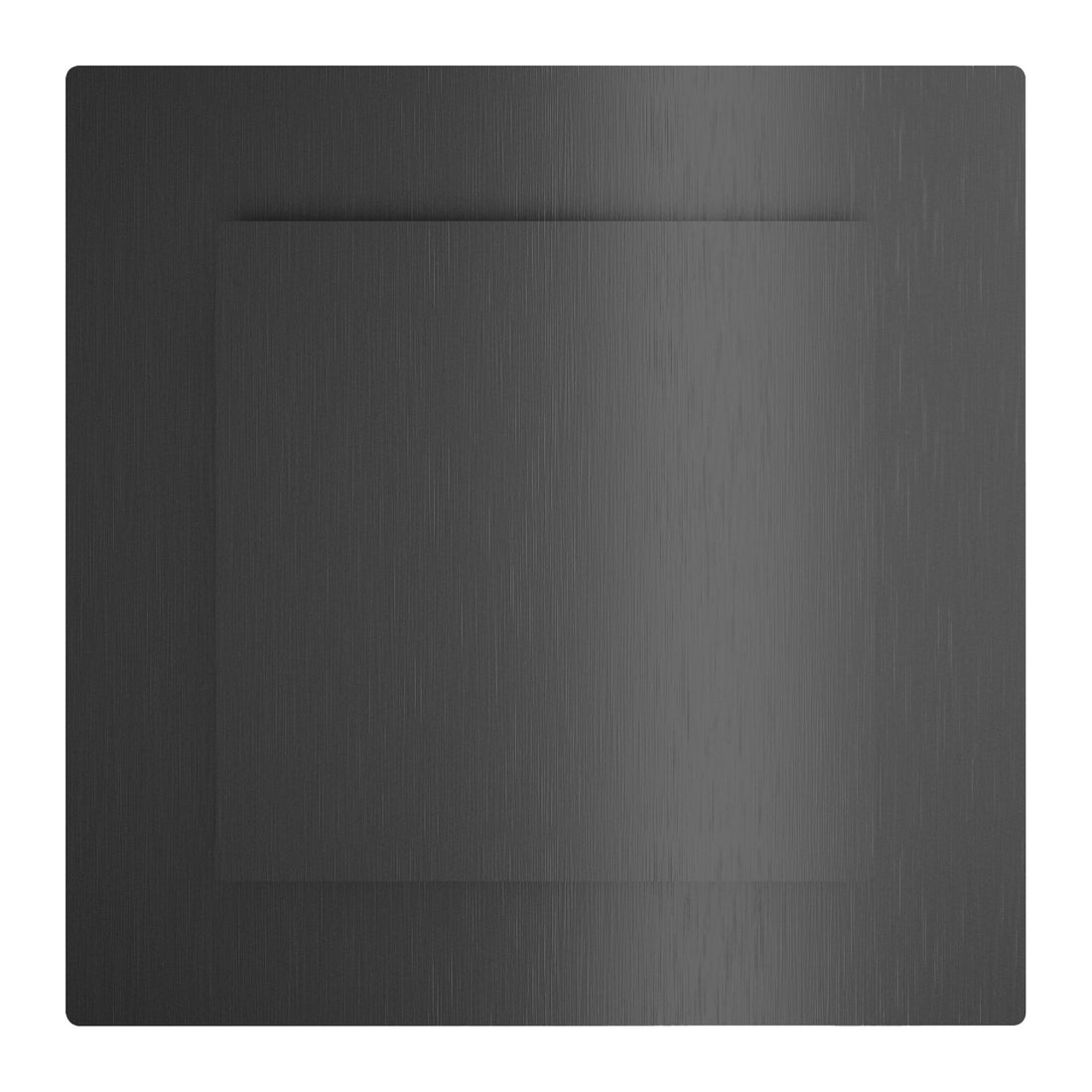 Hotbath &More ventilatierooster Geborsteld zwart PVD Vierkant Met klemmen productfoto (kleurimpressie)
