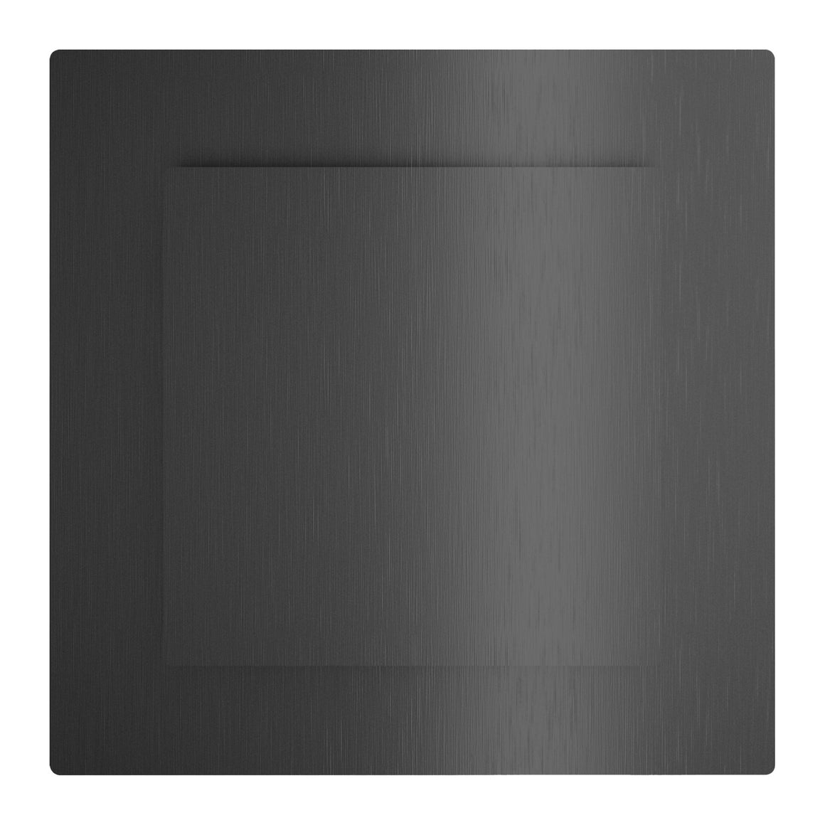 Hotbath &More ventilatierooster Geborsteld zwart PVD Vierkant Met klemmen productfoto (kleurimpressie)