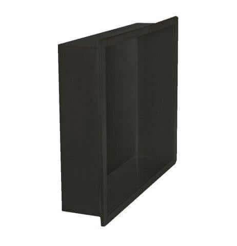 Excellence Inbouwnis Wiesbaden 30X30X10Cm in RVS Mat Zwart