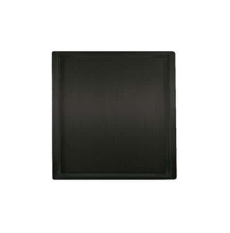 Excellence Inbouwnis Wiesbaden 30X30X10Cm en RVS Mat Noir