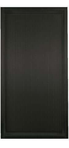 Excellence Inbouwnis Wiesbaden 30X60X7Cm in RVS Mat Zwart