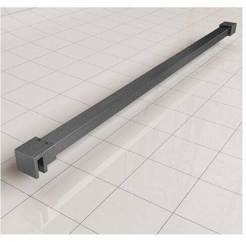 Minder Inloopdouche Wiesbaden 200 cm met 8 mm nano-helder glas in brons (alle maten)