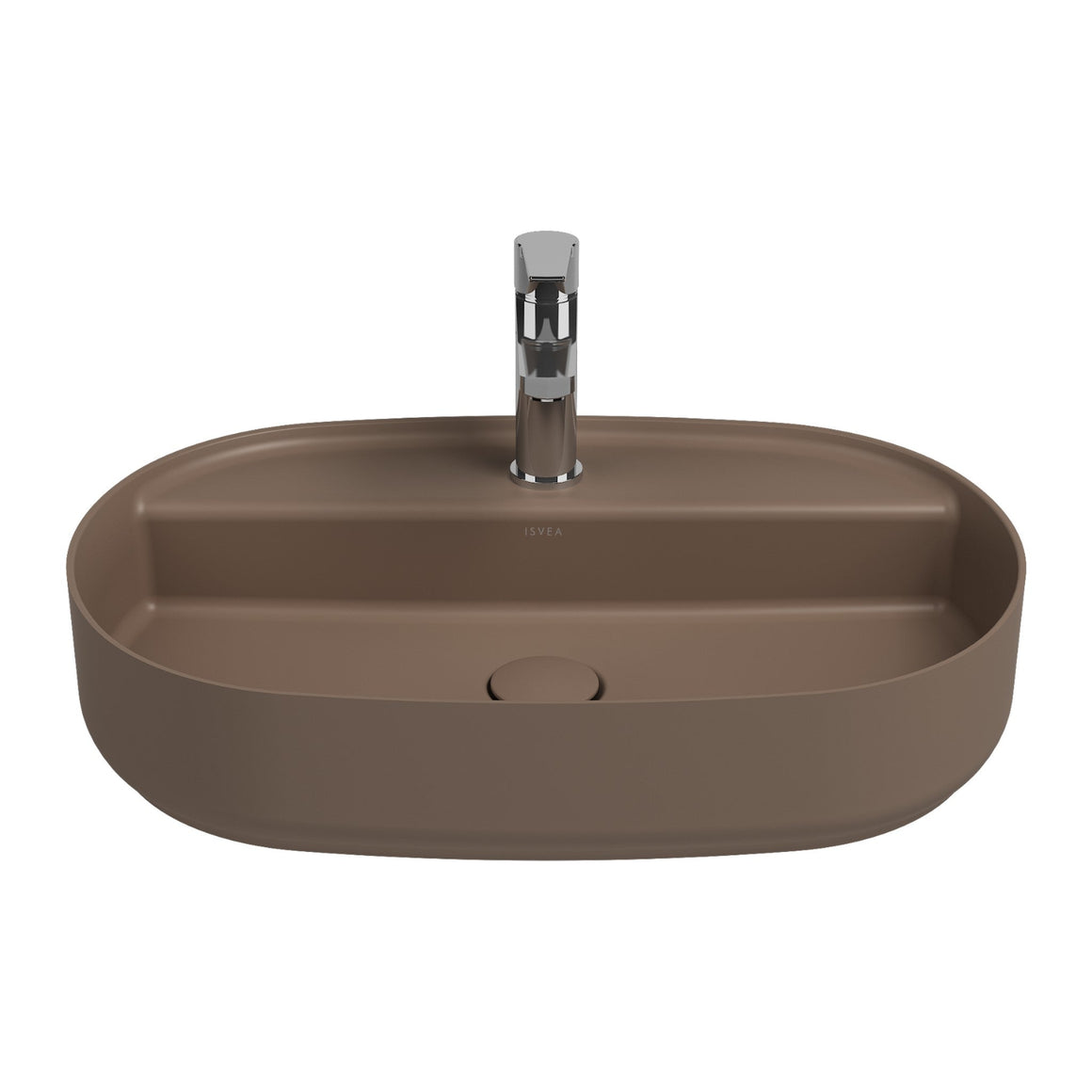 Isvea Infinity Wastafel Ovaal - Taupe