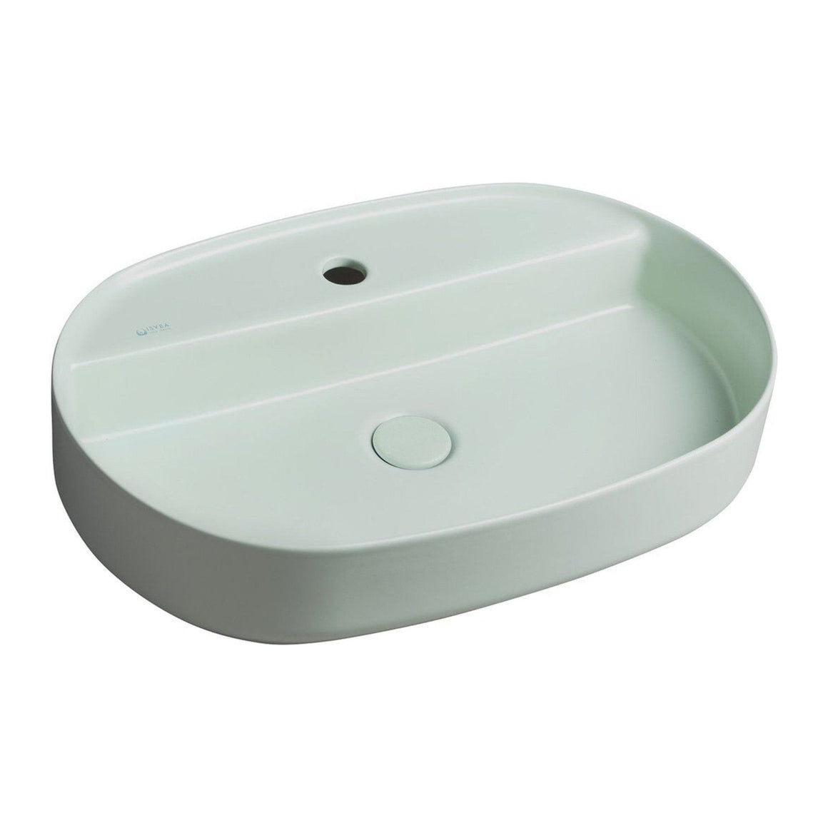 Isvea Infinity Wastafel Ovaal - Mintgroen