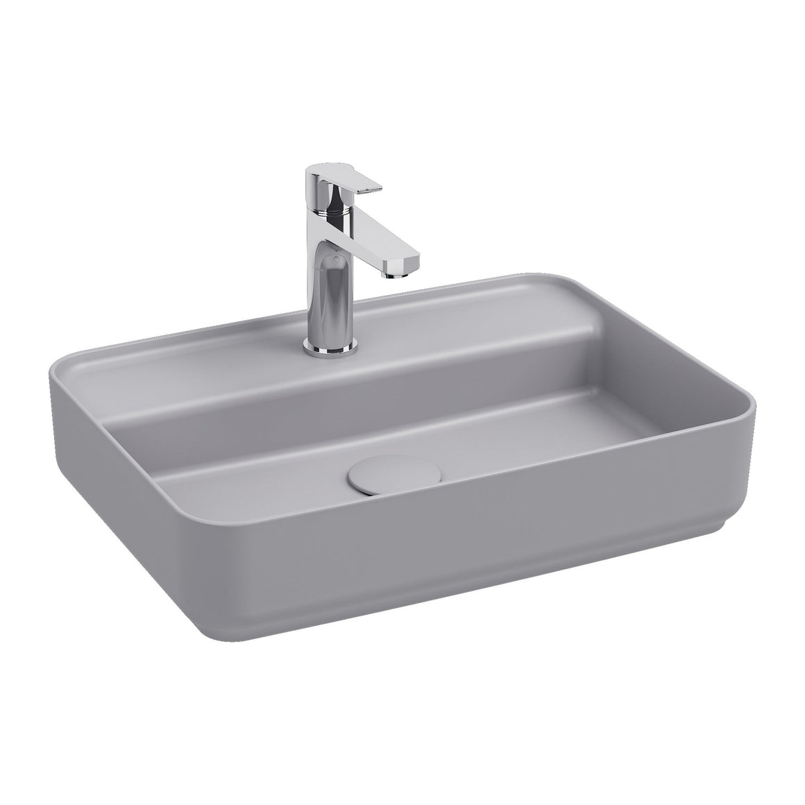Isvea Infinity Wastafel Rechthoekig grijs productfoto