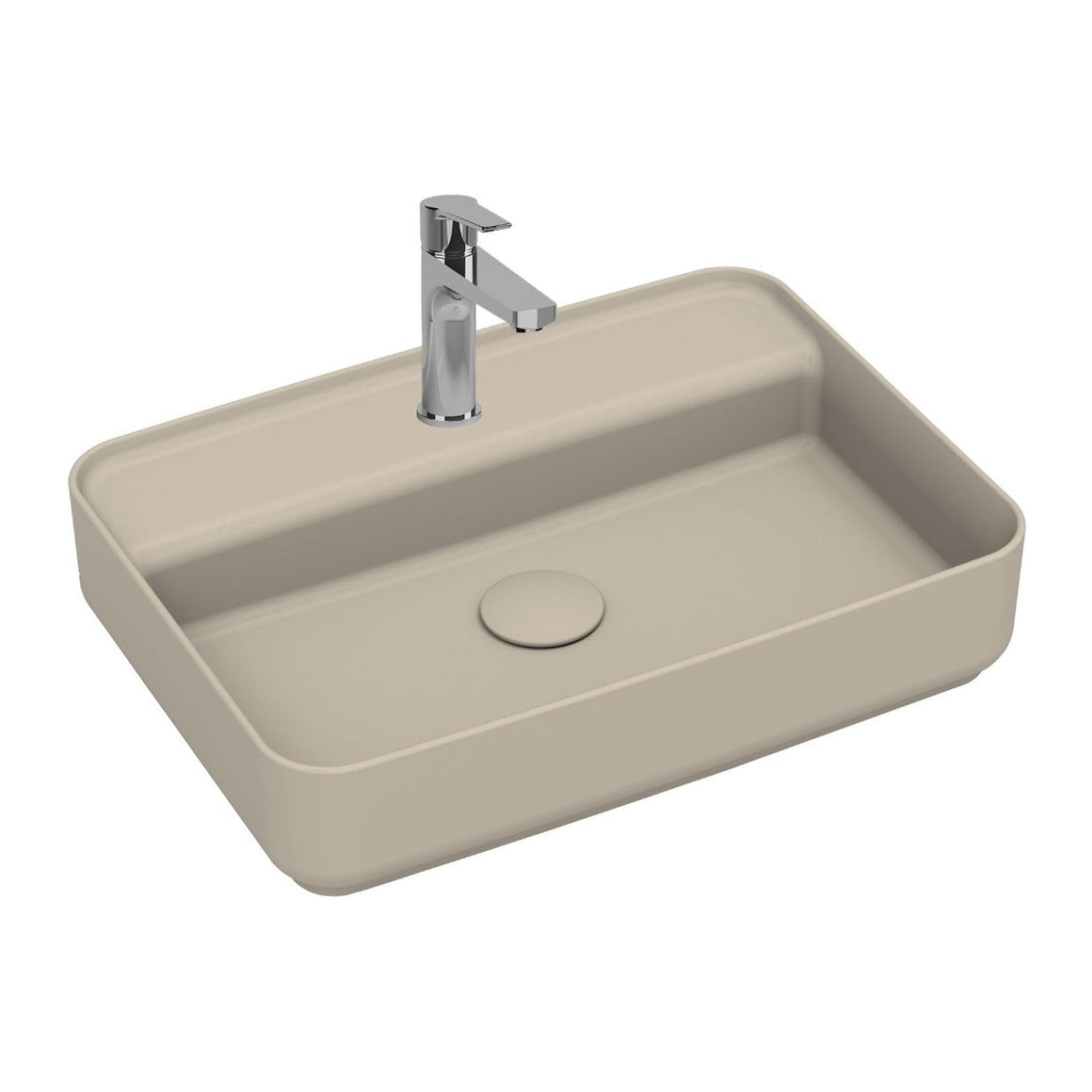 Isvea Infinity Wastafel Rechthoekig ivoor productfoto
