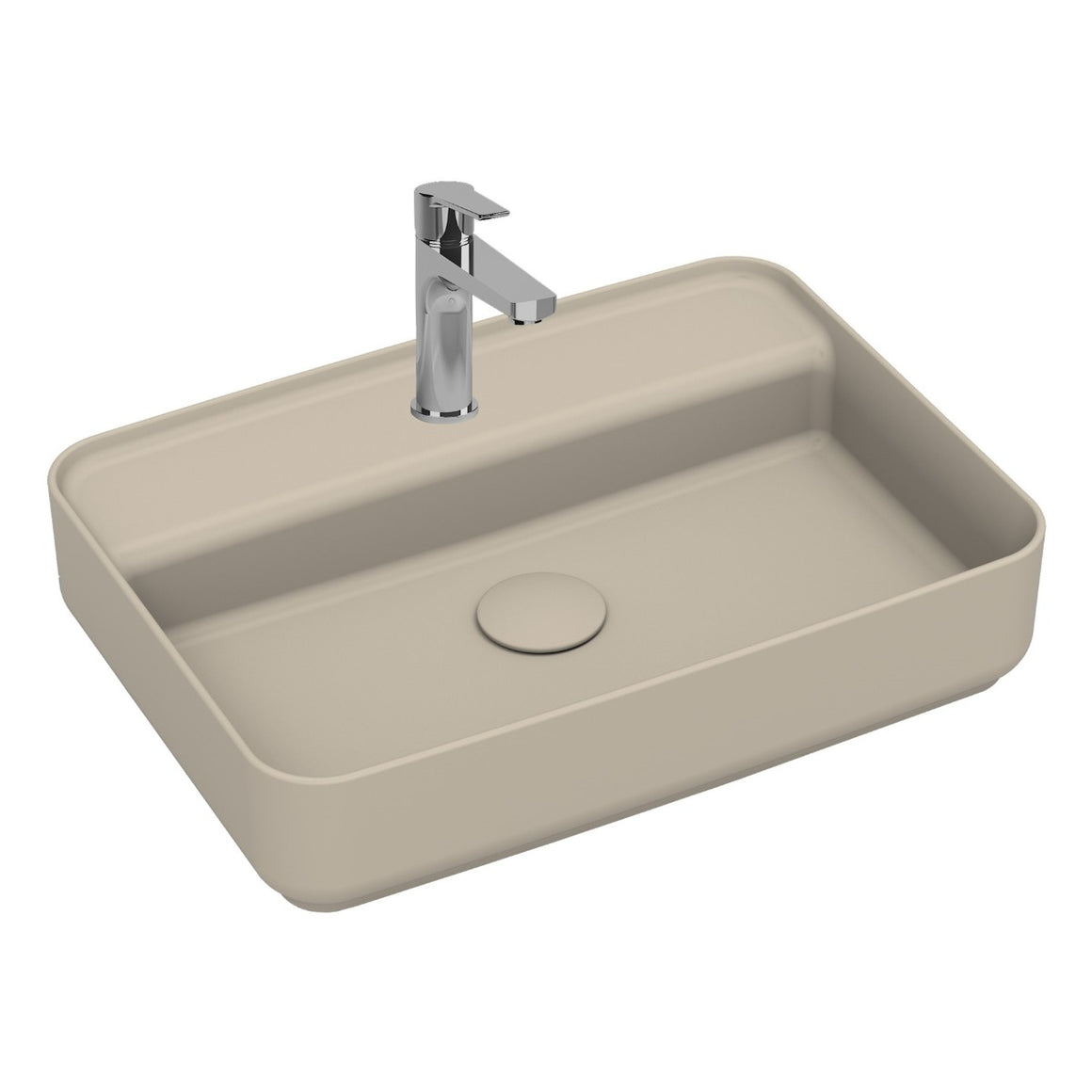 Isvea Infinity Wastafel Rechthoekig ivoor productfoto