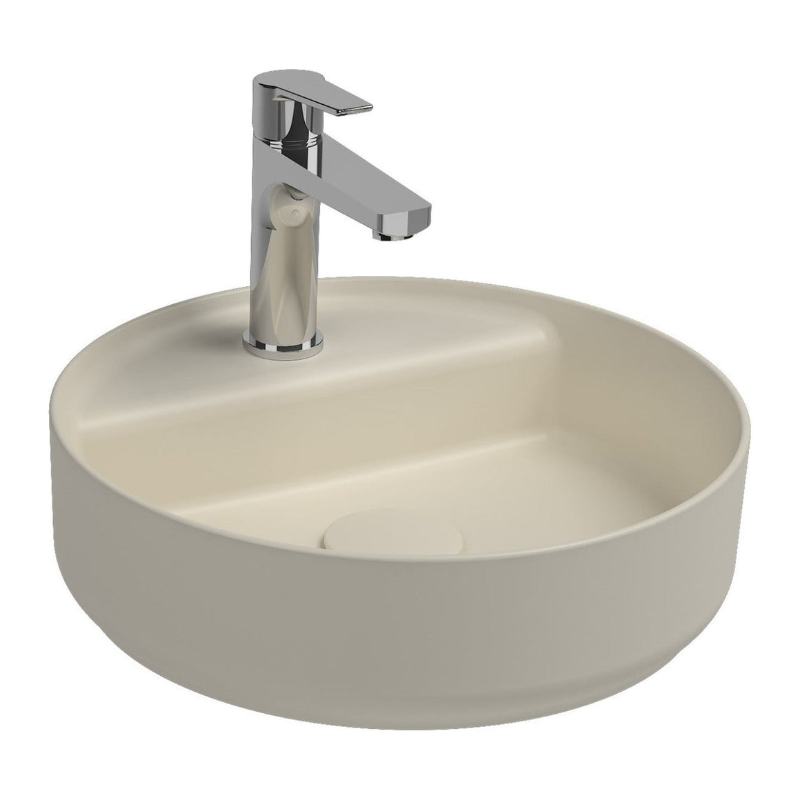Isvea Infinity Wastafel Rond ivoor productfoto