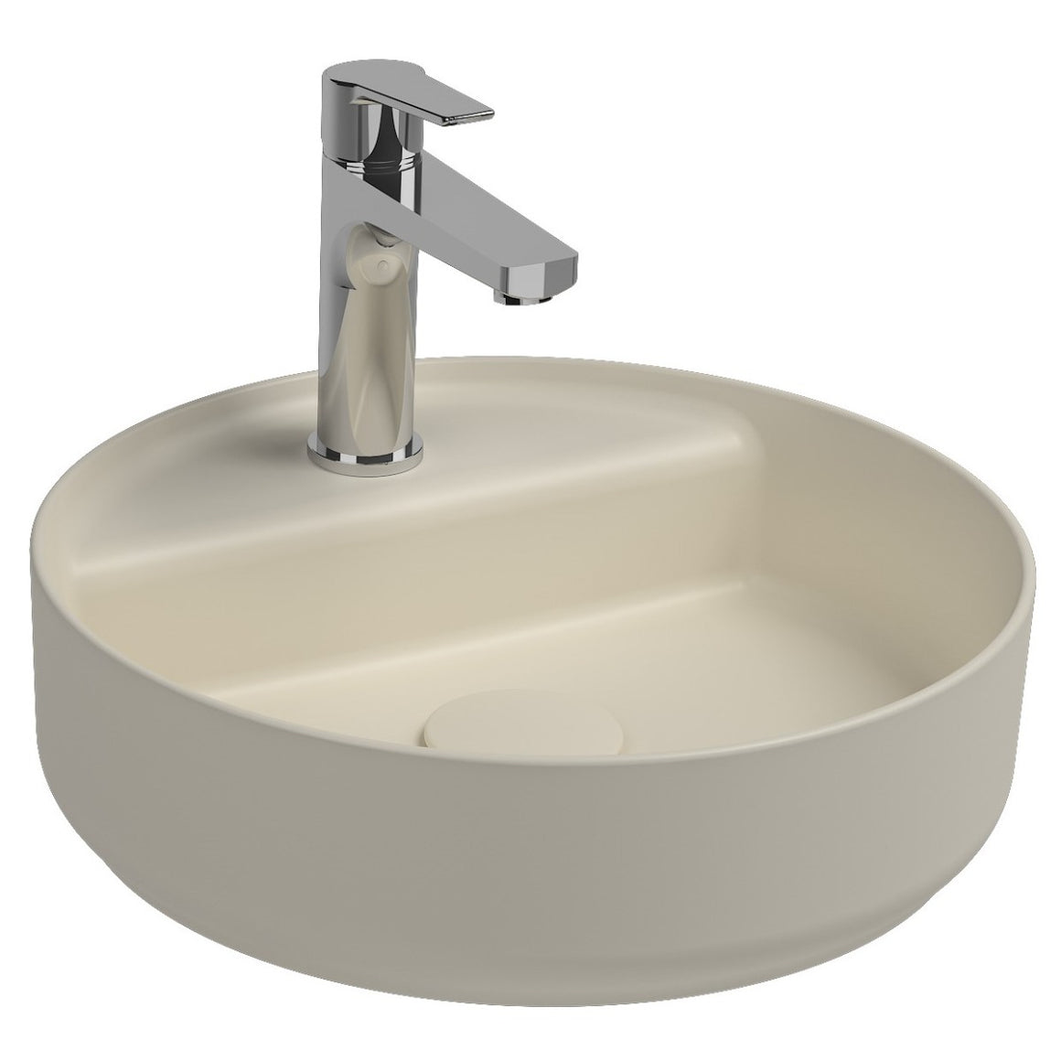 Isvea Infinity Wastafel Rond ivoor productfoto
