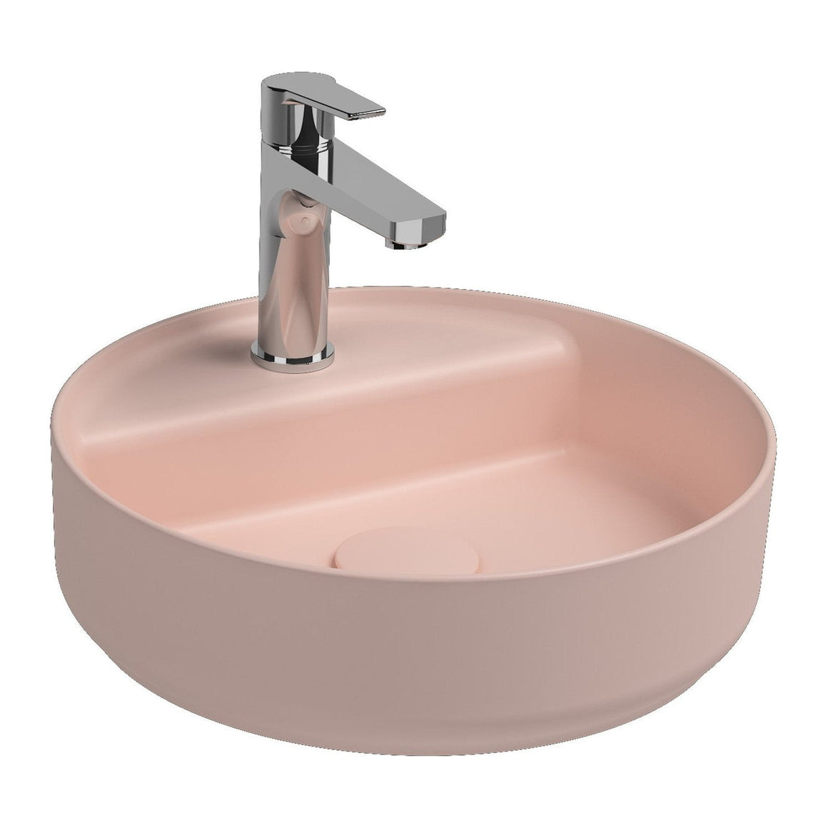 Isvea Infinity Wastafel Rond - Zalmroze