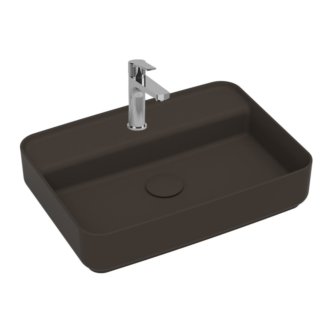 Isvea Infinity Wastafel Rechthoekig - Taupe