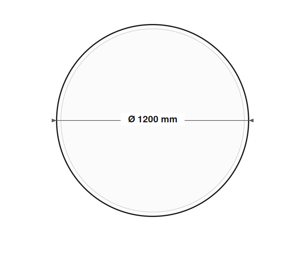 DutchLine JH-FR27-120-G - lijntekening