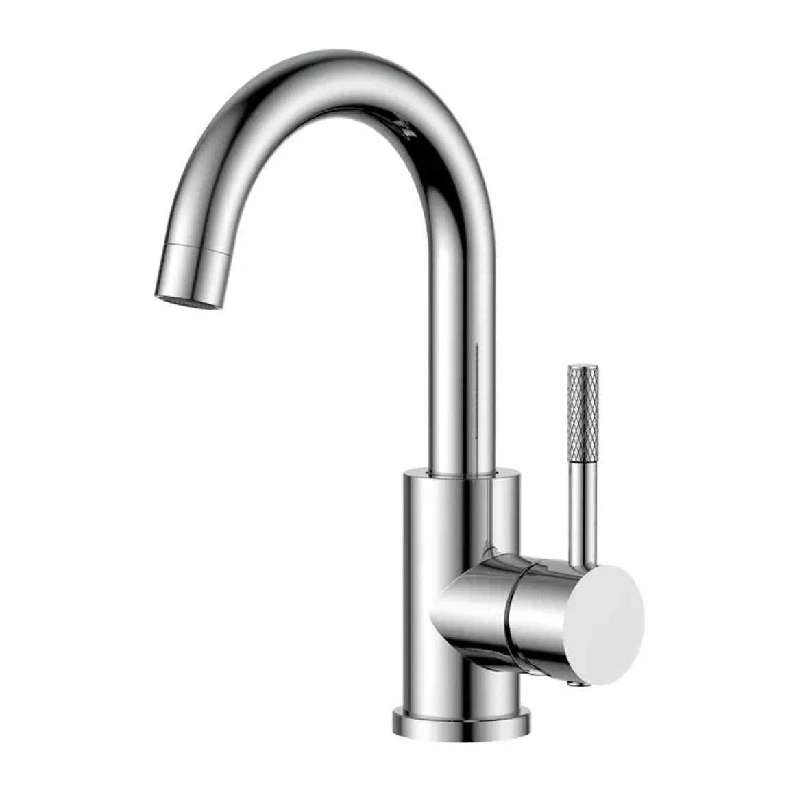 DutchLine Round S-Grip Wastafelkraan – Chroom