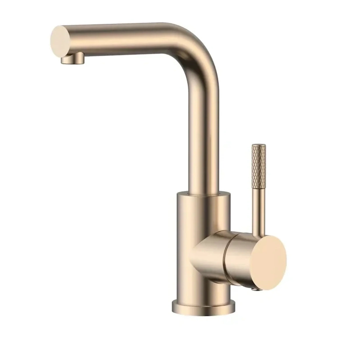 DutchLine Square S-Grip Wastafelkraan – Geborsteld koper