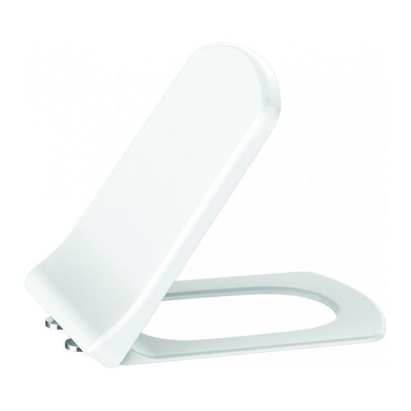 Creavit Lara Wc - zitting - D - model - Soft Close - quick release - Duroplast - RVS scharnieren - Glanzend Wit
