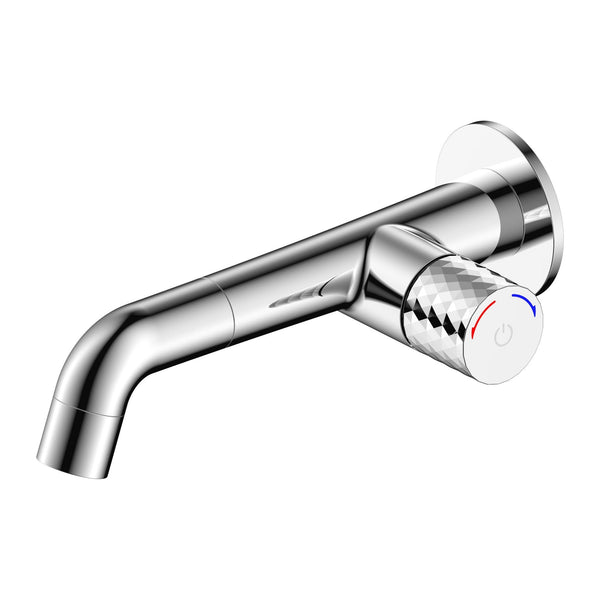 Aloni Flow Wastafelmengkraan - drukknop - Inbouw - Chroom