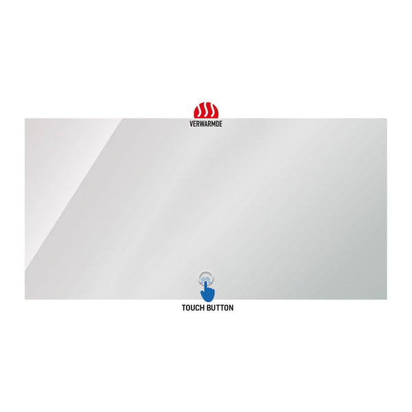 Aloni Queen Rechthoekige LED - Spiegel met Verwarming & Anti - Condens (120×60 cm)