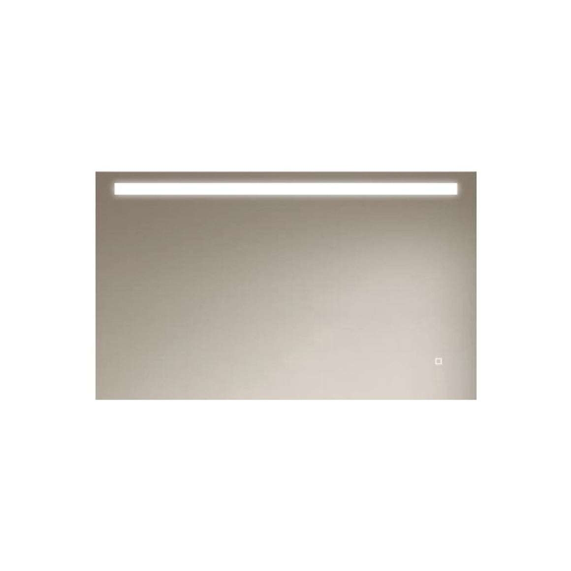 Loxa Ambi rechthoekige LED badkamerspiegel randloos 100 x 60 cm productfoto