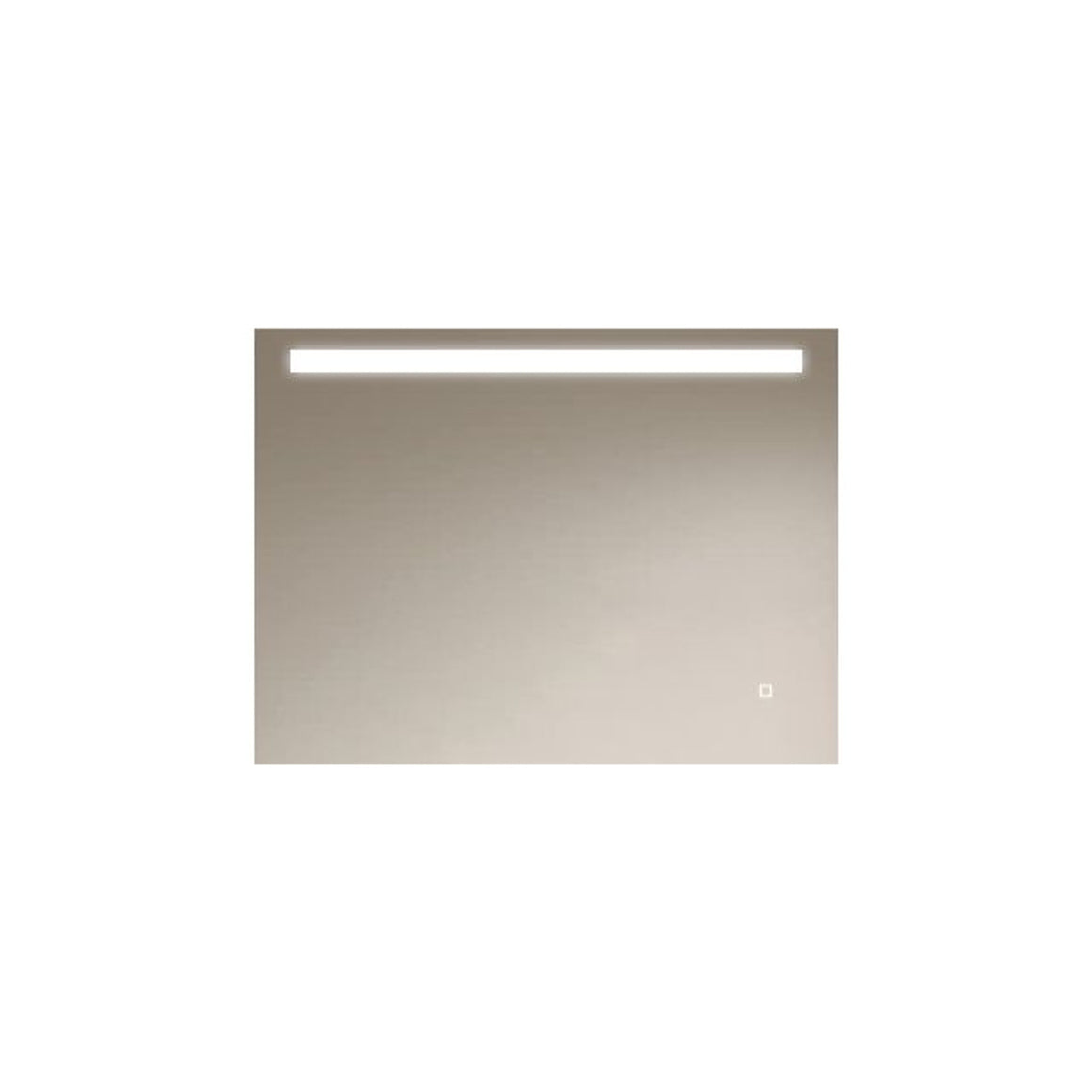 Loxa Ambi rechthoekige LED badkamerspiegel randloos 80 x 60 cm productfoto