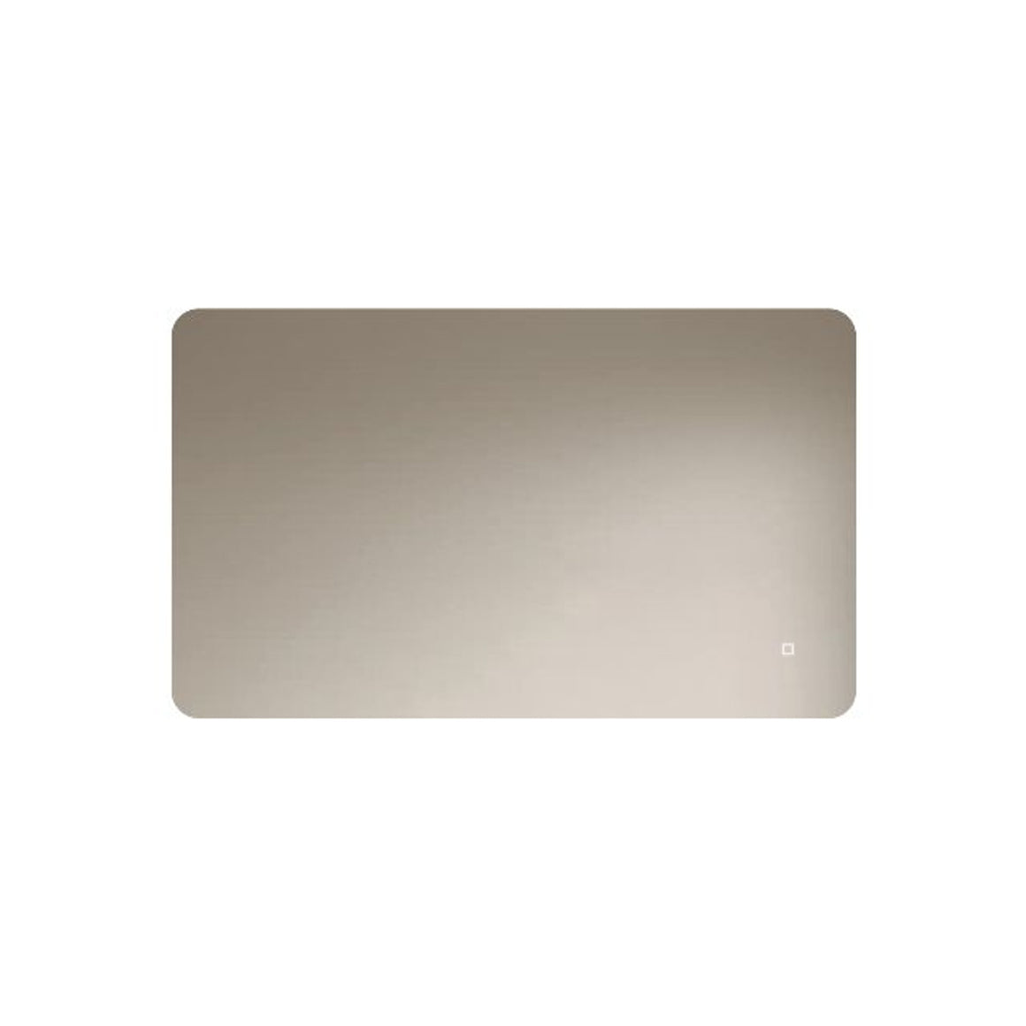 Loxa Malaga rechthoekige LED badkamerspiegel randloos 100 x 60 cm productfoto