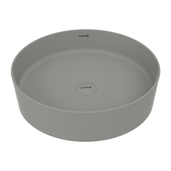 Creavit Loop Opbouw Waskom (45 cm) - Koel grijs