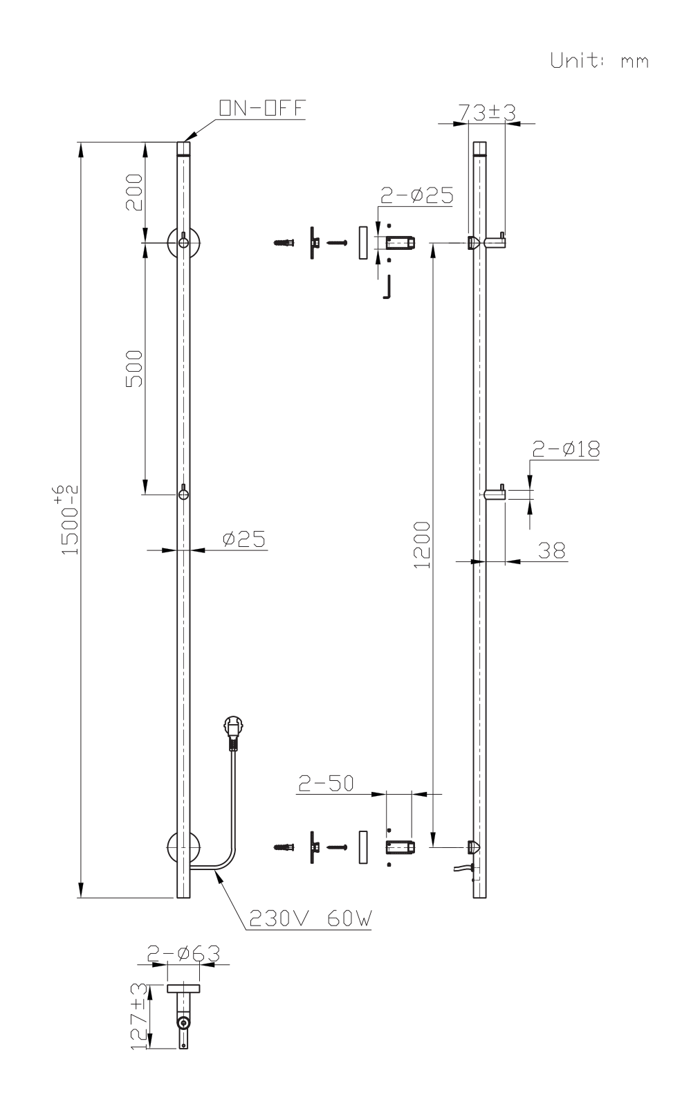 Belrad HS1500BC - techniek - aanzicht 516359 - bron Schwertz & Co