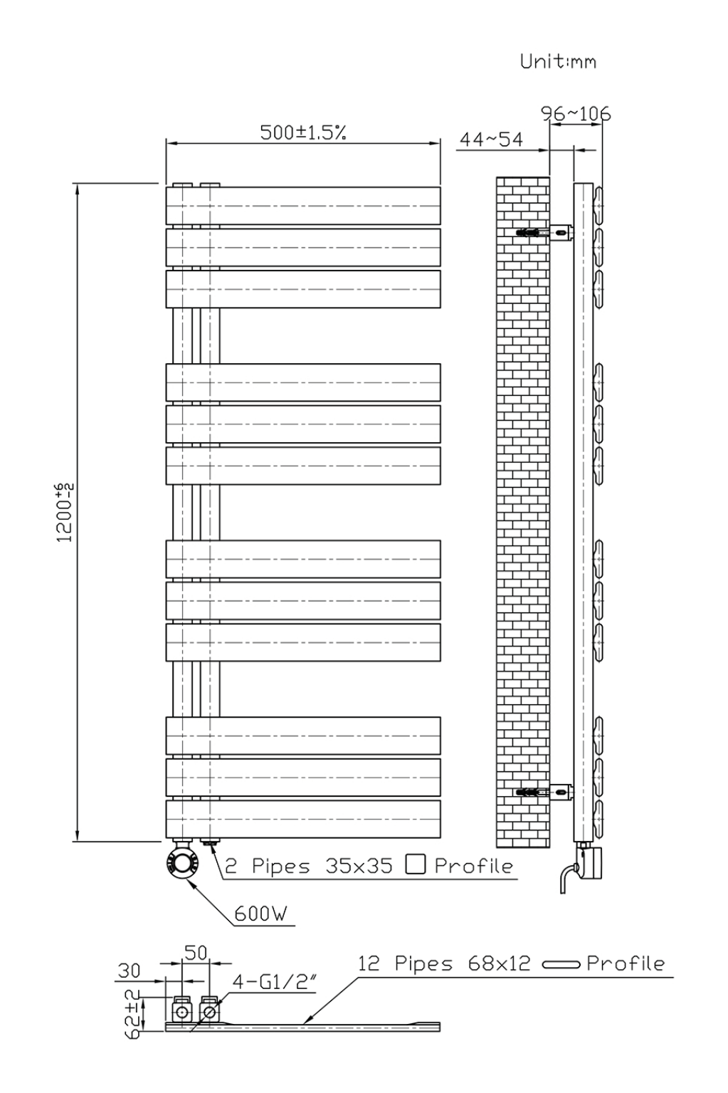 Belrad BUCWE1200500 - techniek - aanzicht 301447 - bron Schwertz & Co