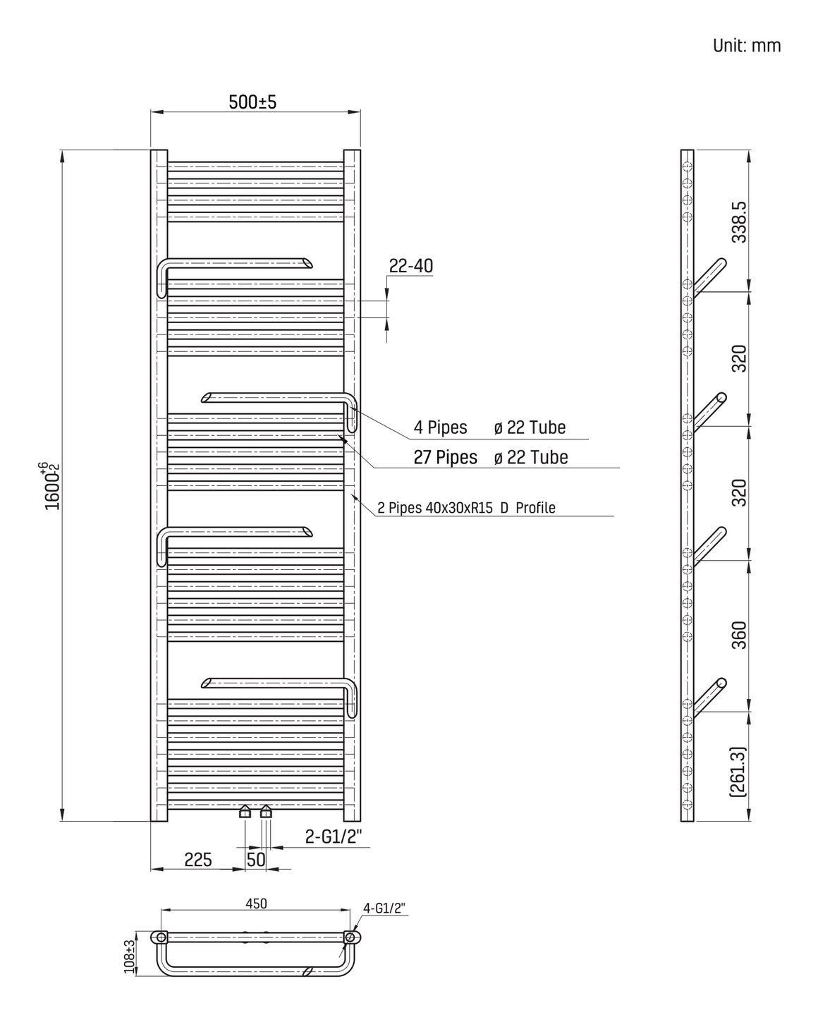 Belrad BHHW1600500 - product - aanzicht 032967 - bron Schwertz & Co